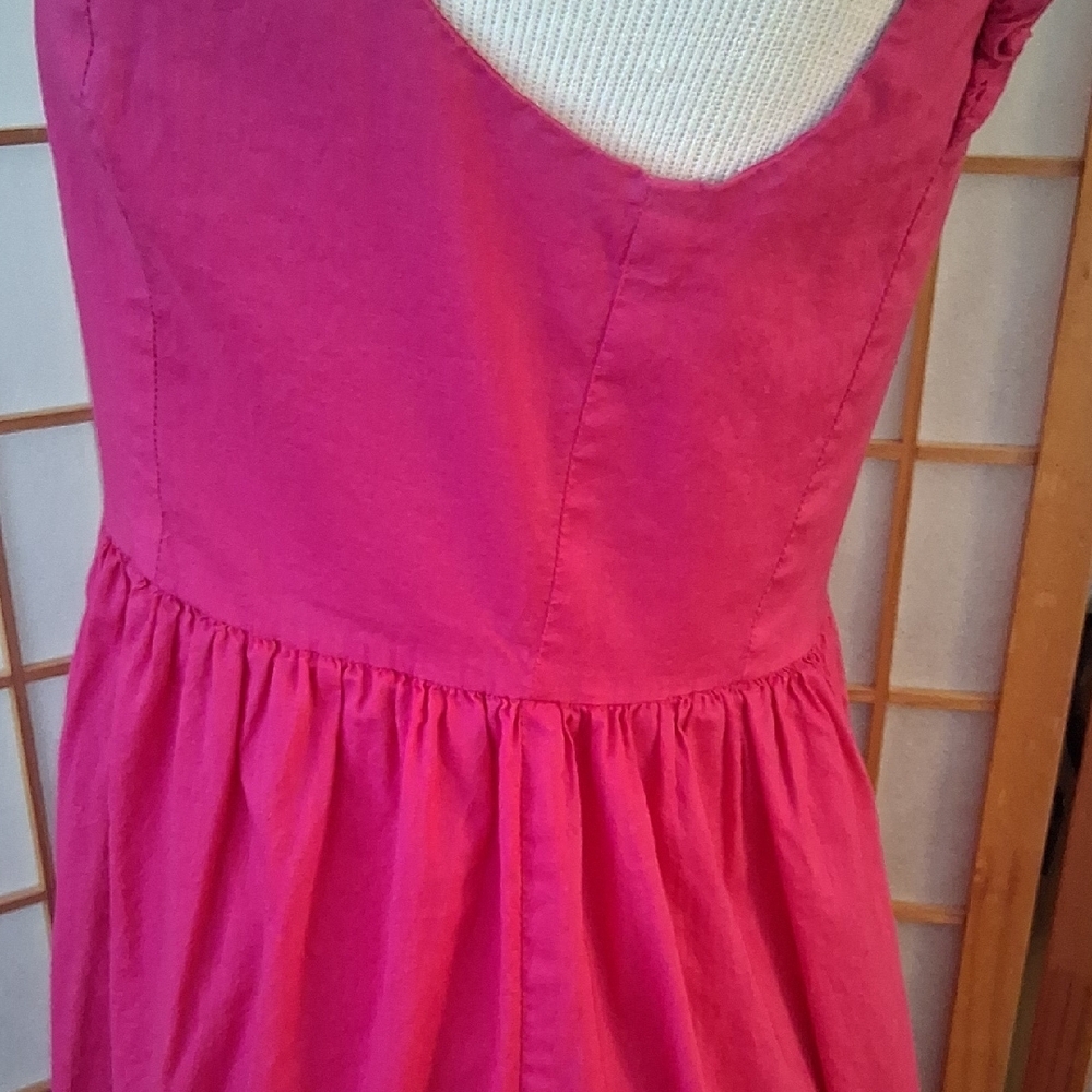 Express Pink Ruffled  Dress - Picture 6 of 16